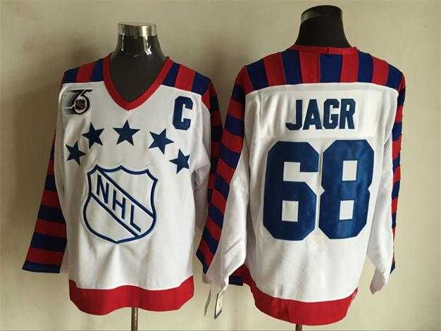 NHL All Star #68 Jaromir Jagr White CCM Throwback 75TH Stitched NHL Jerseys,We sell and wholesale NHL All Star #68 Jaromir Jagr White CCM Throwback 75TH Stitched NHL Jerseys on line form chian!